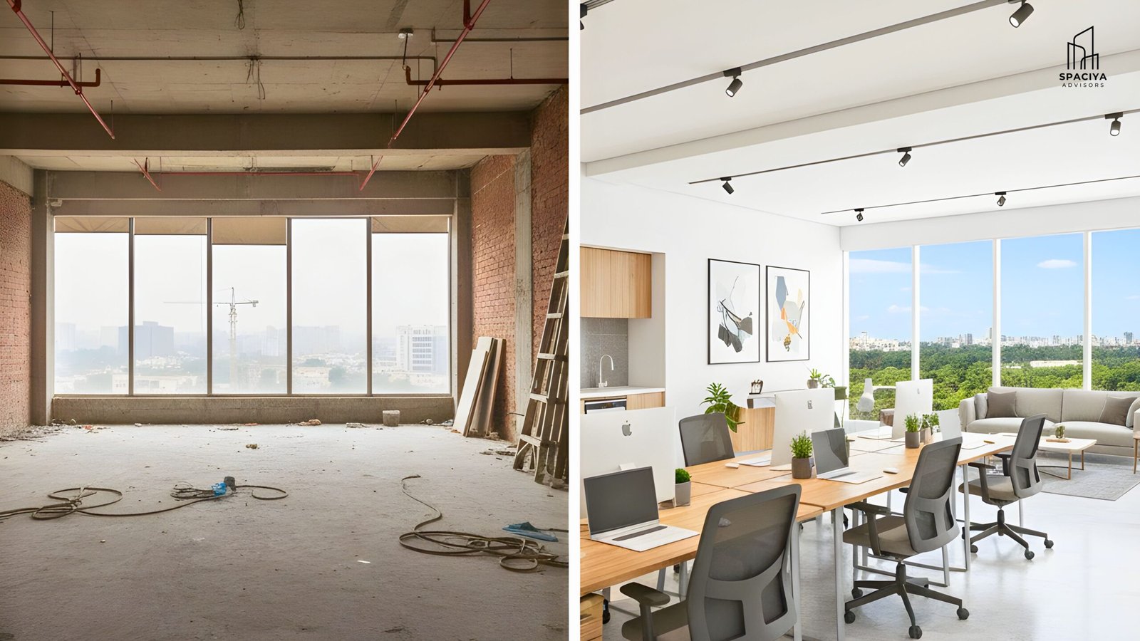 Furnished vs. Bare Shell Offices