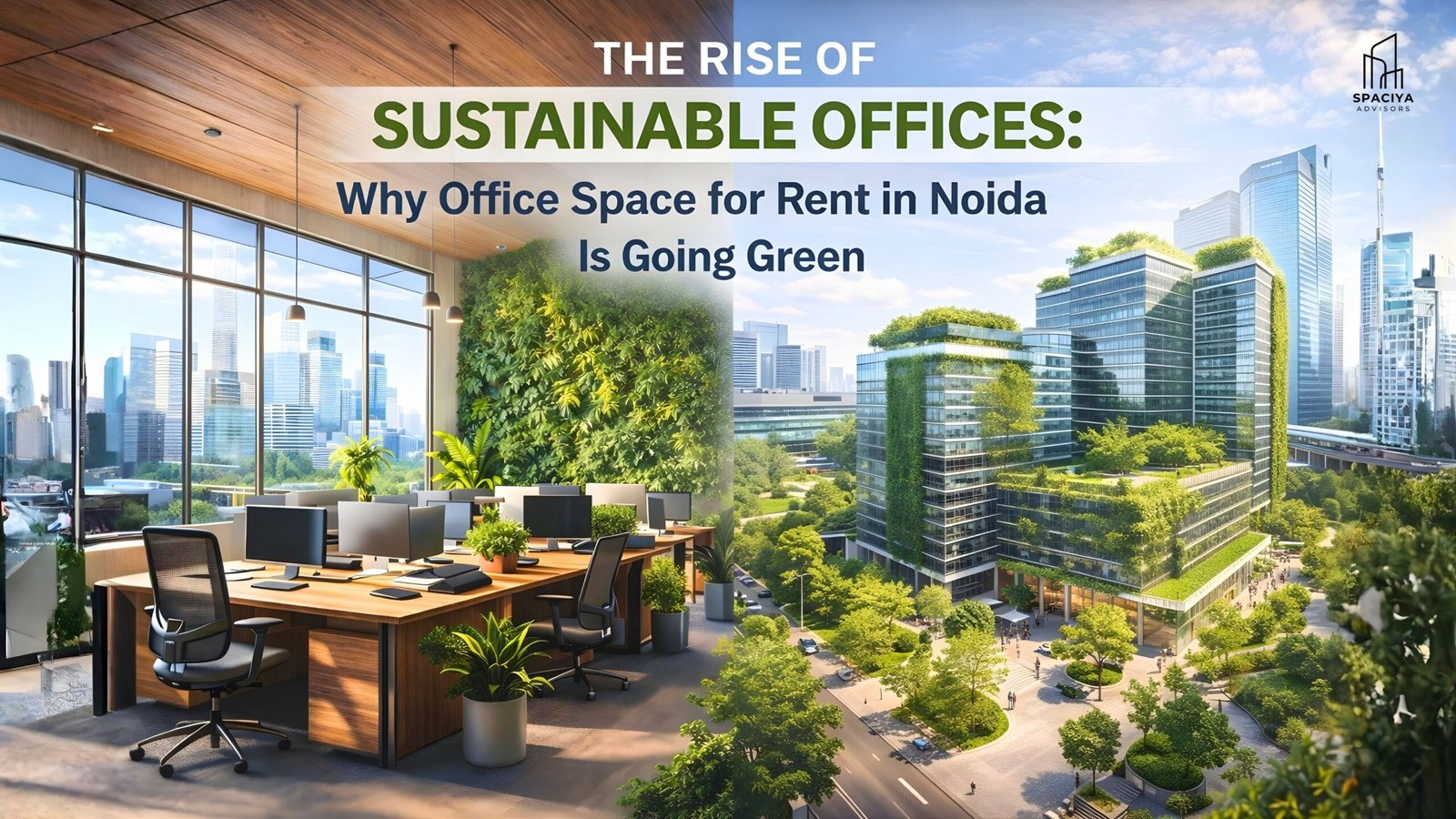 The Rise of Sustainable Offices_ Why Office Space for Rent in Noida Is Going Green