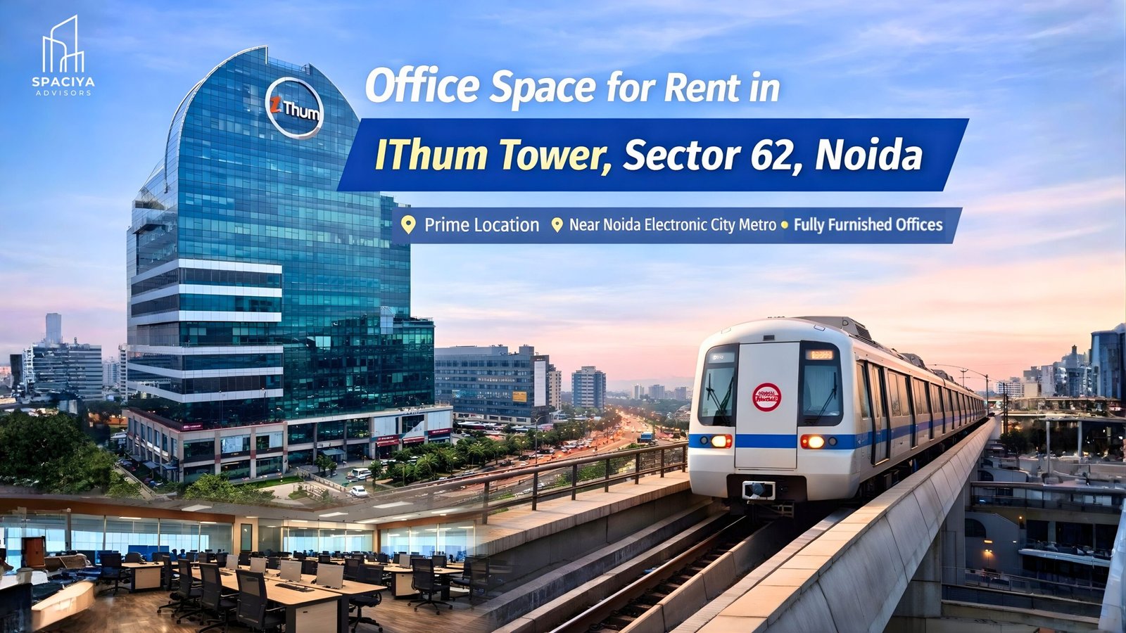 Office Space for Rent in IThum Tower Sector 62 Noida – Location & Leasing Guide